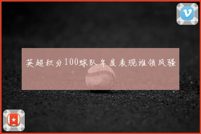 英超积分100球队年度表现谁领风骚